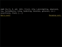 Tablet Screenshot of cool.de