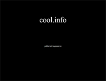 Tablet Screenshot of cool.info